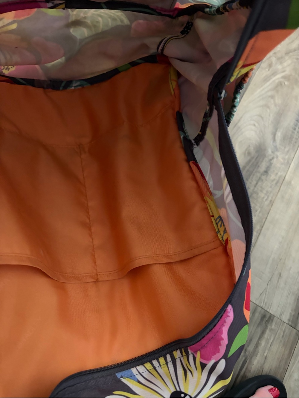 Vera Bradley Lighten Up Campus Backpack in Jazzy Blooms - Picture 13 of 14
